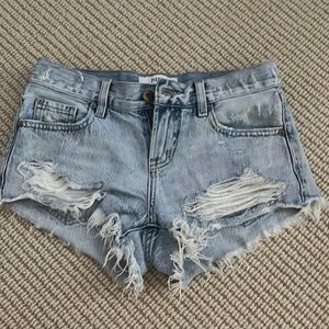 Pistola Low Rise Denim Shorts